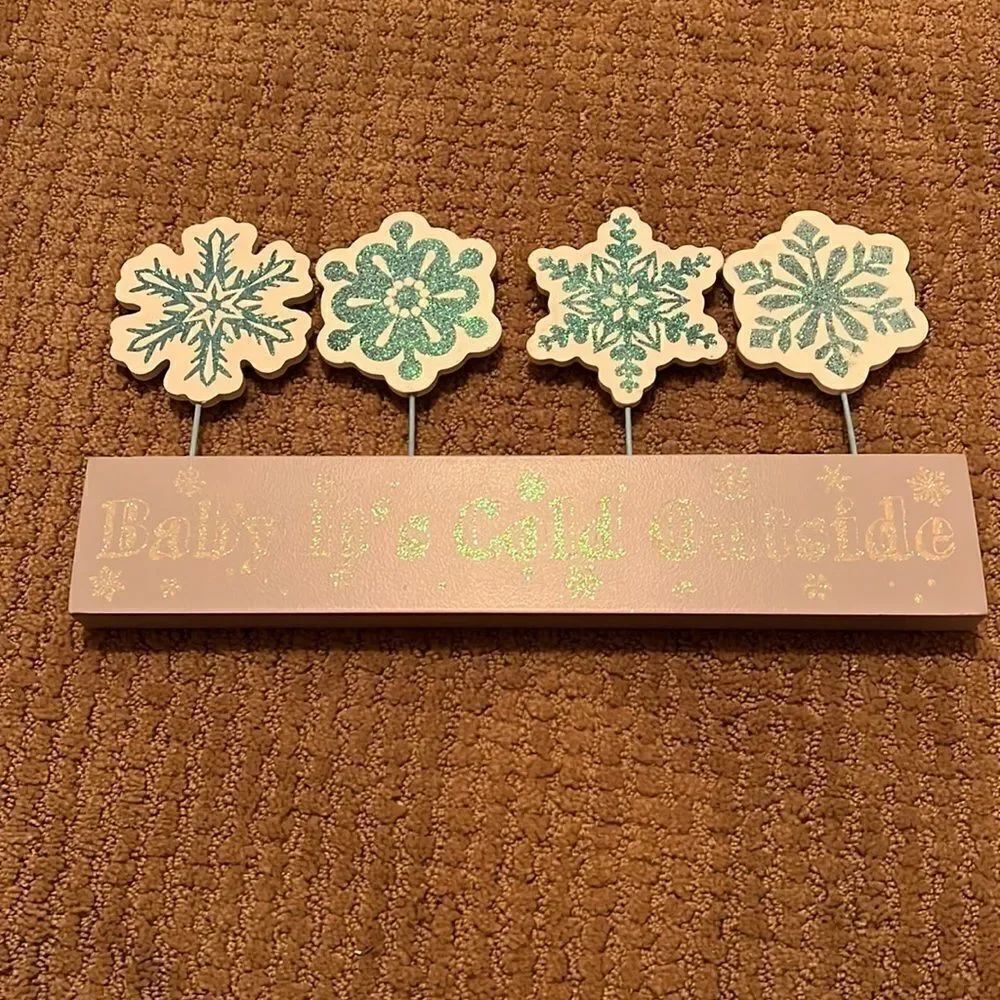 New Baby It’s Cold Outside Wooden Sign